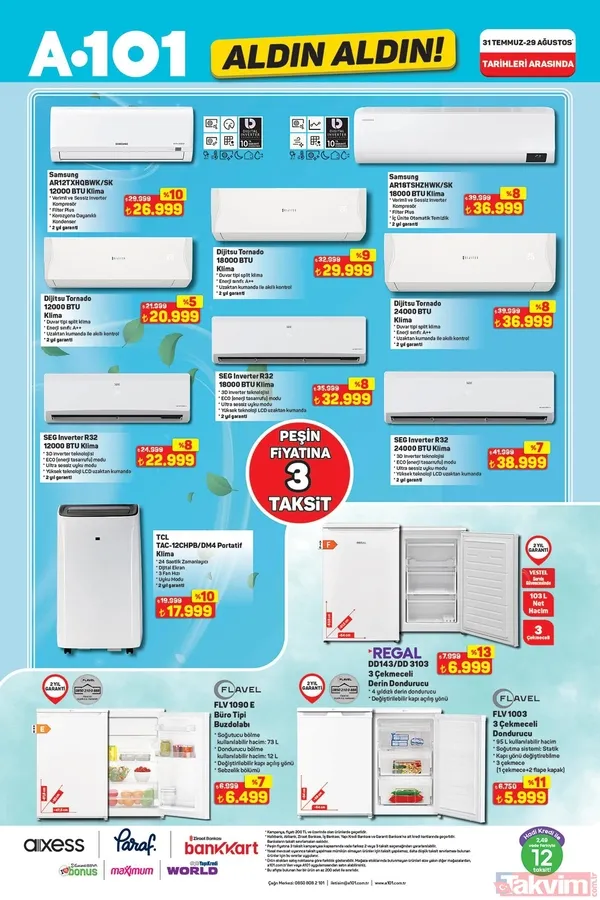 A101 7 Ağustos Perşembe kataloğu açıklandı! Bu hafta neler var? İşte tam ürün listesi ve fiyatlar - 35