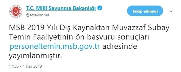 muvazzaf-subaylik-sonuclari-aciklandi-muvazzaf-subay-basvuru-sonuclari-nereden-ogrenilir-1572880297418.jpg Muvazzaf subaylık sonuçları açıklandı! Muvazzaf subay başvuru sonuçları nereden öğrenilir?-2