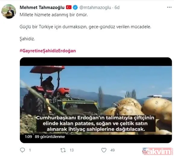 Büyük ve güçlü Türkiye yolunda ömrünü milletine adayan lider: #GayretineŞahidizErdoğan - 12