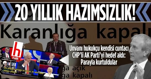 CHP yandaşı Halk TV’de skandal yayın! Sözde hukukçu AK Parti’yi hedef aldı: Para cezasıyla kurtuldular!