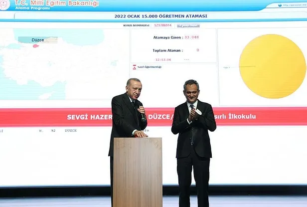 15 bin öğretmen ataması Başkan Erdoğan'ın katılımıyla gerçekleşti! (31 Ocak MEB öğretmen atamaları E-Devlet sonuç sorgulama)-4