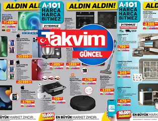 Hafta sonu çeyiz alışverişi başladı A101 aktüel kataloğu yayında! İndirimli ürünler açıklandı 9,95 TL'den satılıyor! Beyaz eşya, İphone, tekstil...