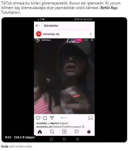 Betül Aşçı isimli kadına tepki yağıyor! 3 yaşındaki kuzenine Instagram canlı yayınında sigara içirmişti-3