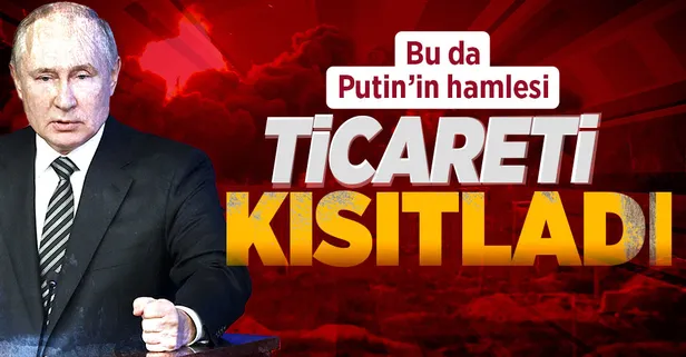 Putin imzaladı! Rusya'dan yaptırımlara karşı hamle: Ürün ve ham madde ticaretini kısıtladı