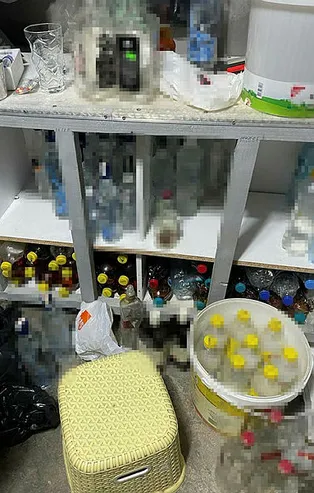 Bayrampaşa'da sahte alkol operasyonu! Litrelercesi ele geçirildi