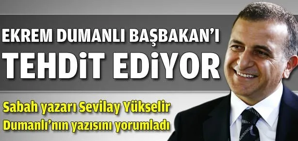 Dumanlı tehdit ediyor
