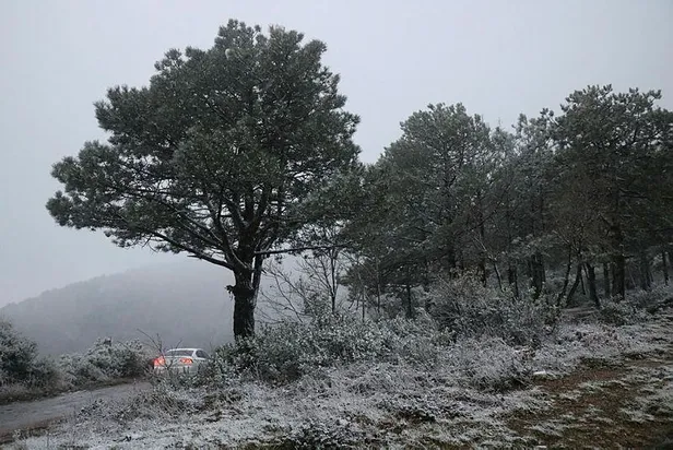 Son dakika: İstanbul'da beklenen kar yağışı başladı-3