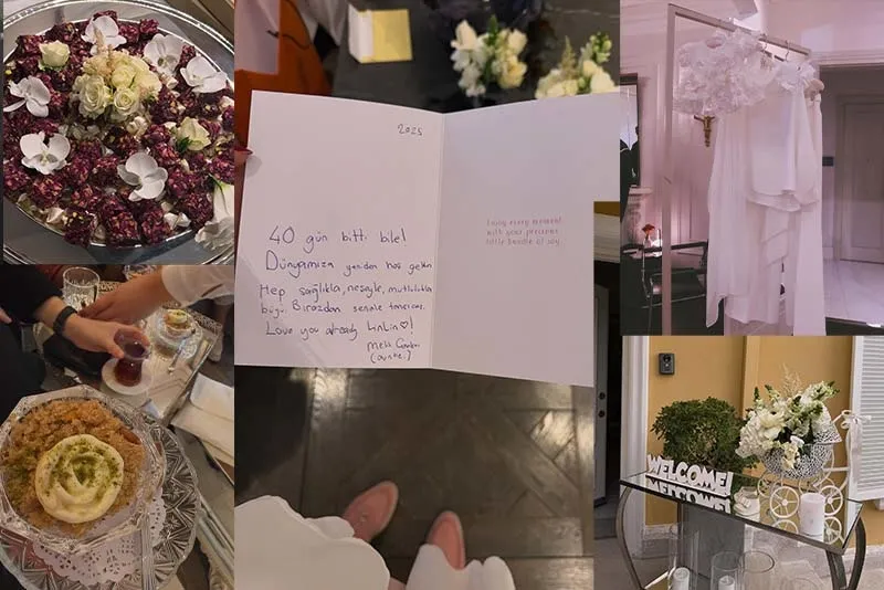 Sibel Can ile Hakan Ural’ın torunu Lina’nın kırkı çıktı! Melisa Ural o anları paylaştı - 5