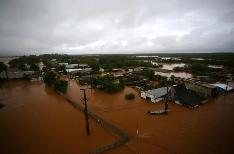 Görüntüler korkunç! Brezilya'da hayatı felç etti: Sel felaketinde ölü sayısı gittikçe artıyor! Hayvanlar günlerdir mahsur!-2