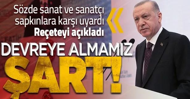 Başkan Erdoğan’dan 2. Yeditepe Bienali’nde önemli açıklamalar