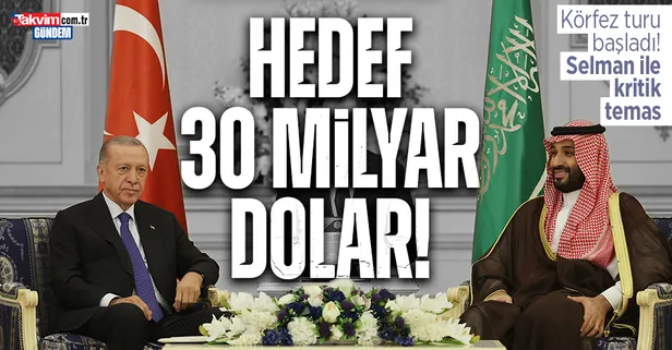 Başkan Erdoğan'ın Körfez turunda ilk durak Cidde! Suudi Arabistan Veliaht Prensi Muhammed Bin Selman resmi törenle karşıladı