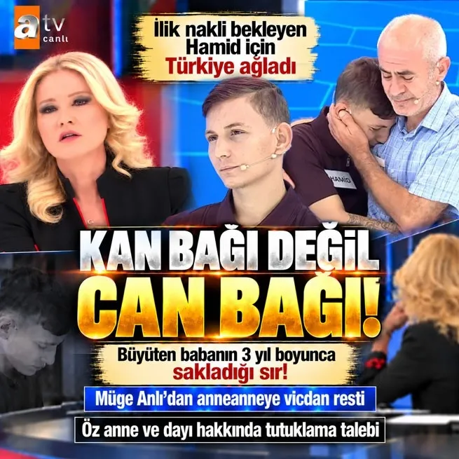 Müge Anlıda Hamid Yorulmazın acıklı hikayesi: Büyüttüğü oğluna sarılan Mehmet Bey ağlattı! Anne hakkında tutuklama talebi