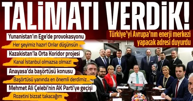 Başkan Erdoğan’dan Avrupa’nın gaz üssü için adres verdi: Talimatı verdik! En önemli yer Trakya görülüyor