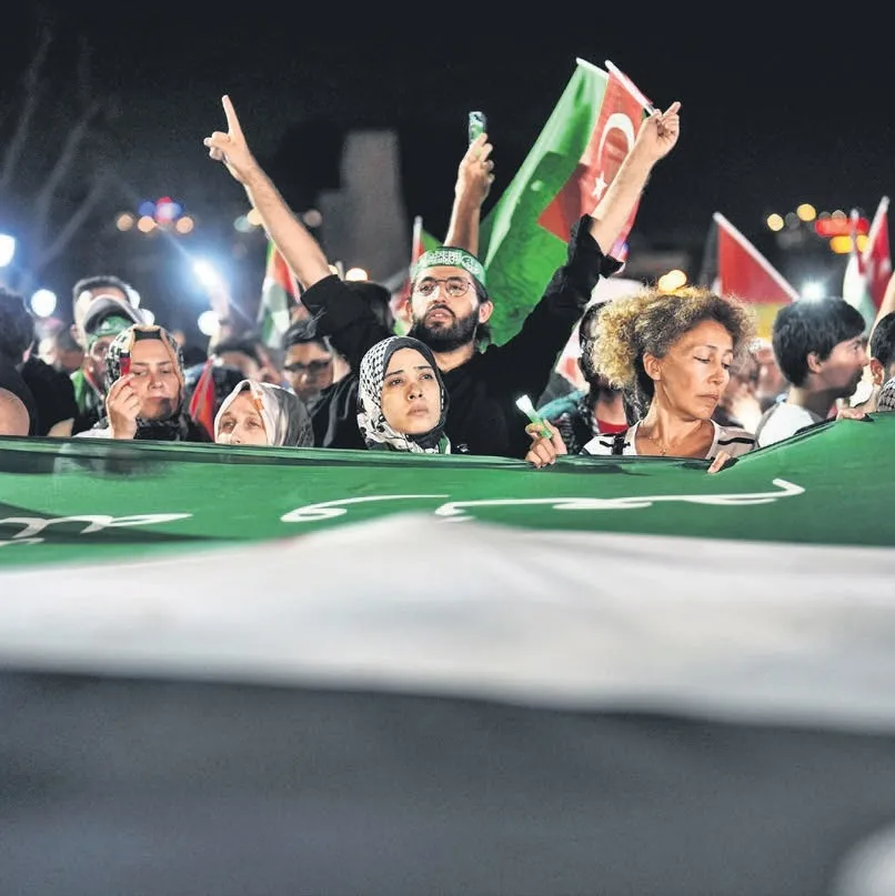 Gazze için ışığı yaktık