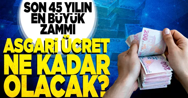 Asgari ücret 2022 | Asgari ücret ne kadar olacak? Son 45 yılın en büyük zammı: 3.500 TL'nin altında olmayacak