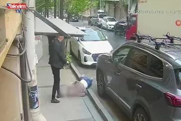 Şişli’de dehşet anı: Kadın cinayeti kamerada!