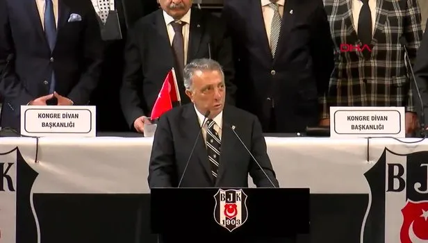 Beşiktaş Kulübü Olağan Genel Kurulu'nda Ahmet Nur Çebi yeniden başkan seçildi