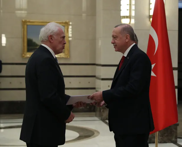 Başkan Erdoğan, Yunan Büyükelçi'yi kabul etti! İşte dikkat çeken o an-2