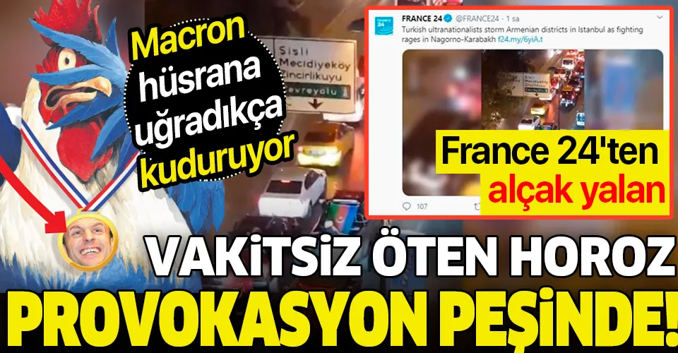 France 24'ten alçak provokasyon!