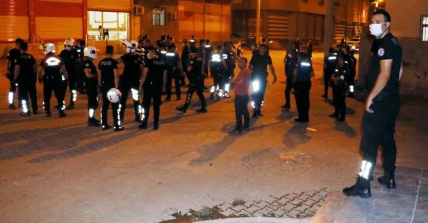 Şanlıurfa’da maske takmayan grup polise saldırdı
