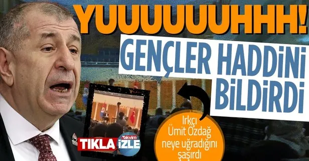 Sığınmacılar üzerinden provokatif açıklamalar yapan Ümit Özdağ’a öğrenci tokadı! Bilkent’te yuhaladılar