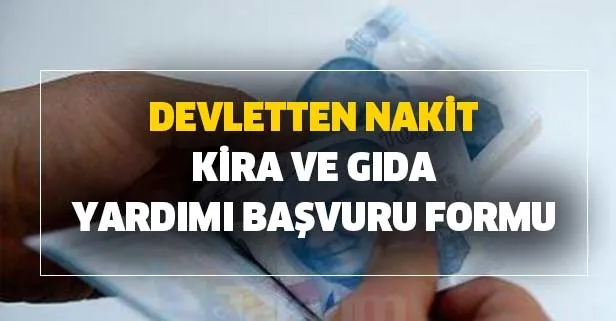 1000 TL nakit, kira ve gıda yardımı destek ödemeleri 32 milyar oldu! İşte alma şartları
