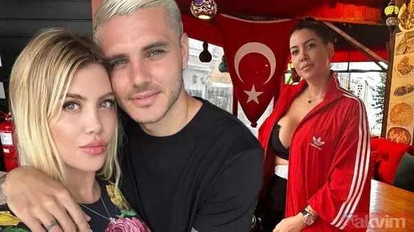 İstanbul kazan Wanda kepçe! Mauro Icardi'nin eşi Wanda Nara bu kez soluğu İstanbul'da halk plajında aldı ortalık yıkıldı - 1