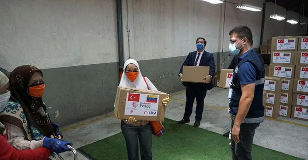 Son dakika: Türkiye, Venezuelalı ailelere ramazanda 6 ton gıda yardımı yaptı