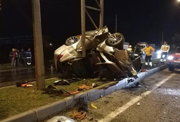 Son dakika: Muğla'da korkunç kaza! Araç bu hale geldi-1