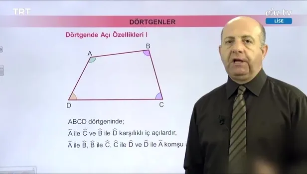 10. Sınıf Matematik Dersi - Konu: Dörtgende Açı - (1 Nisan 2020 Çarşamba)