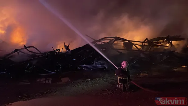 Alev alev! Düzce'de mobilya fabrikasında yangın... - 22