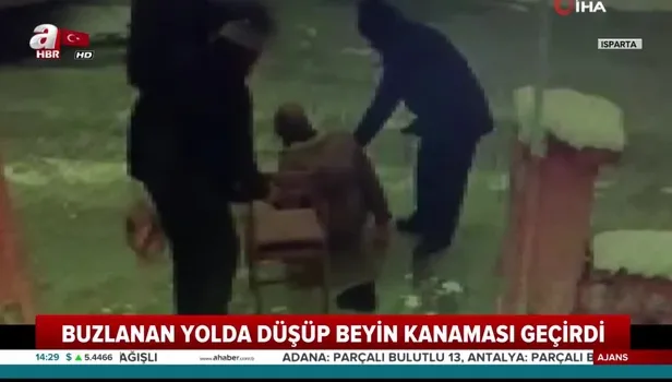 Isparta'da feci an! Beyin kanaması geçirdi...