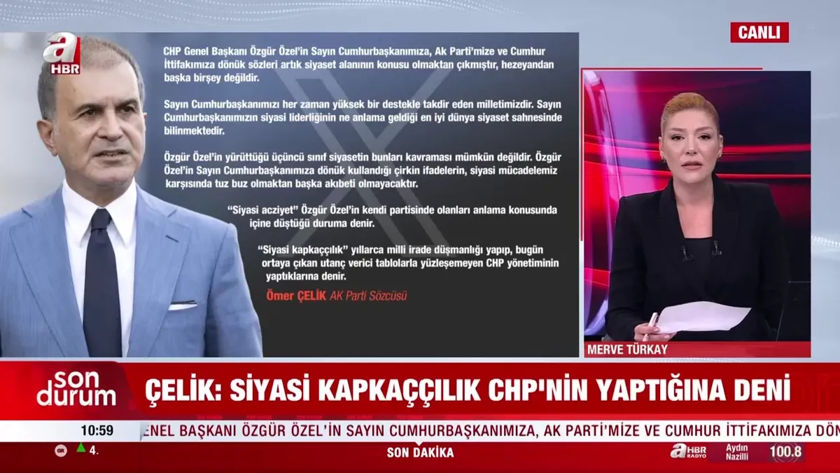 Ömer Çelik'ten Özgür Özel'e tepki