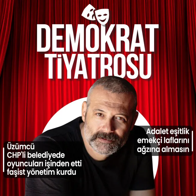 CHP’li belediye tiyatrosunda baskı ve kıyım! Skandalın aktörü: Levent Üzümcü!
