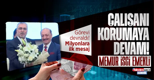 Çalışma ve Sosyal Güvenlik Bakanlığı'nda devir-teslim töreni! Bakan Işıkhan'dan yeni dönem açıklaması: "Memur, işçi, emekli, işverenlerimizi koruyacağız"
