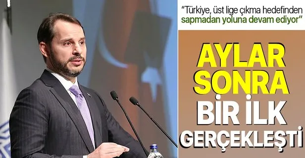 Son dakika: Hazine ve Maliye Bakanı Berat Albayrak: Türkiye, üst lige çıkma hedefinden sapmadan yoluna devam ediyor