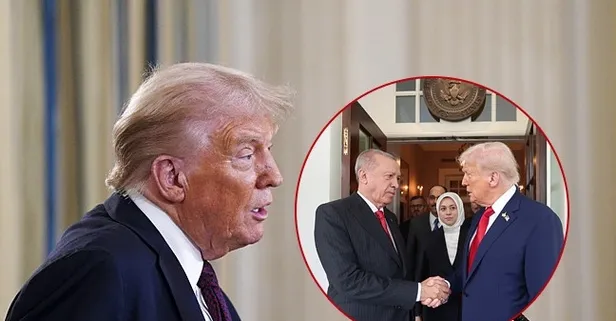 Beyaz Saray'da Donald Trump'tan Başkan Erdoğan'a teşekkür sonrası övgü dolu sözler: Kendisi benim dostum