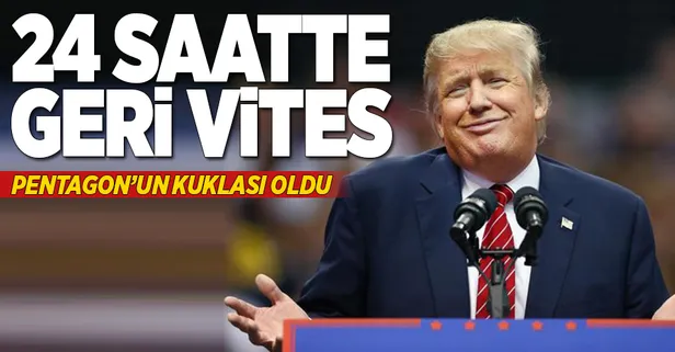 Trump'tan flaş Suriye mesajı!