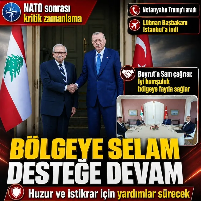 Başkan Erdoğan, Lübnan Başbakanı Selam’ı kabul etti! Beyrut’a Şam çağrısı: İyi komşuluk bölgeye fayda sağlar
