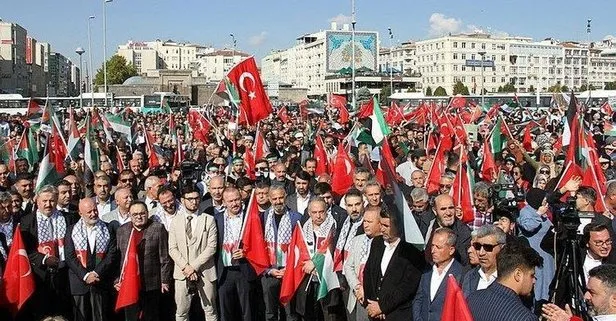 Gazze’deki soykırıma karşı Başkan Erdoğan’ın liderliğinde İstanbul’da Büyük Filistin mitingi! Milyonlar Gazze için tek yürek olacak
