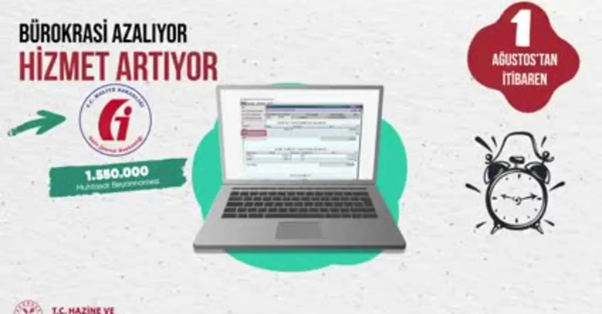 Bürokrasi duvarları yıkılıyor! Hazine ve Maliye Bakanı Berat Albayrak açıkladı: 2.260.000 belge tasarrufu