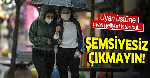 Meteoroloji'den İstanbul için sağanak yağış uyarısı | 4 Kasım son dakika hava durumu tahmini