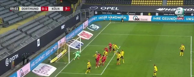 Borussia Dortmund 0-1 Köln | Gol: Ellyes Skhiri | A SPOR CANLI İZLE