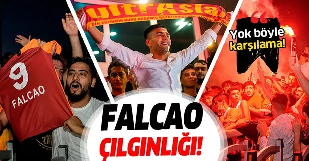 Falcao çılgınlıgı! 10 bin Galatasaray taraftarı büyük bir coşkuyla karşıladı