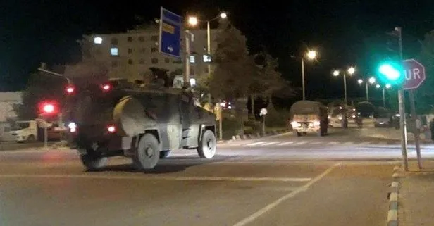 Suriye sınırına askeri sevkiyat