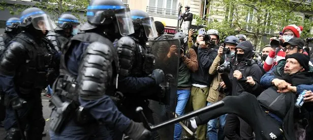Fransa’da 1 Mayıs: 39 kişiye gözaltı