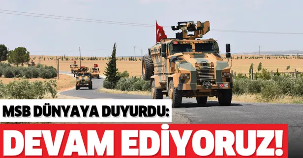 MSB'den son dakika açıklaması: Rusya ile 5. ortak devriye devam ediyor