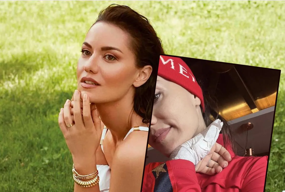 Fahriye Evcen’den korkutan kaza!