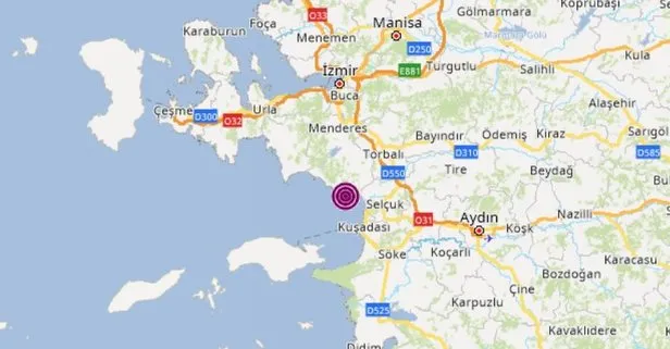 Son dakika Aydın, İzmir deprem! Kuşadası 3,9 ile sallandı | AFAD Kandilli son depremler listesi