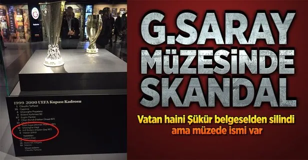 Galatasaray Müzesi’nde Hakan Şükür de yer aldı